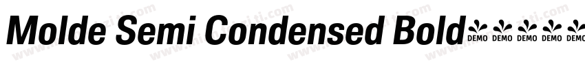 Molde Semi Condensed Bold字体转换